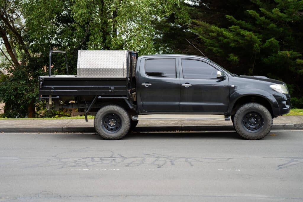 Truck toolbox installation